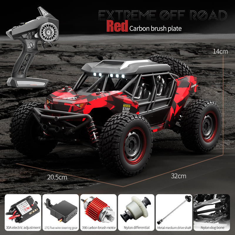 Adventurer: Extreme Off-Road RC Car: 38 KM/H Speed, Durability, and Optional Add-On Battery Adventurer: Extreme Off-Road RC Car: 38 KM/H Speed, Durability, and Optional Add-On Battery